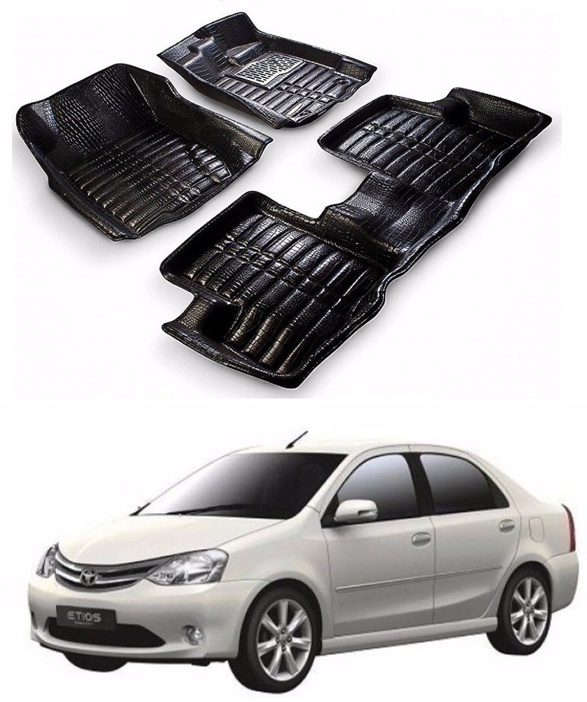 AUTOGARH Plastic 5D Mat For Toyota Etios Price in India Buy