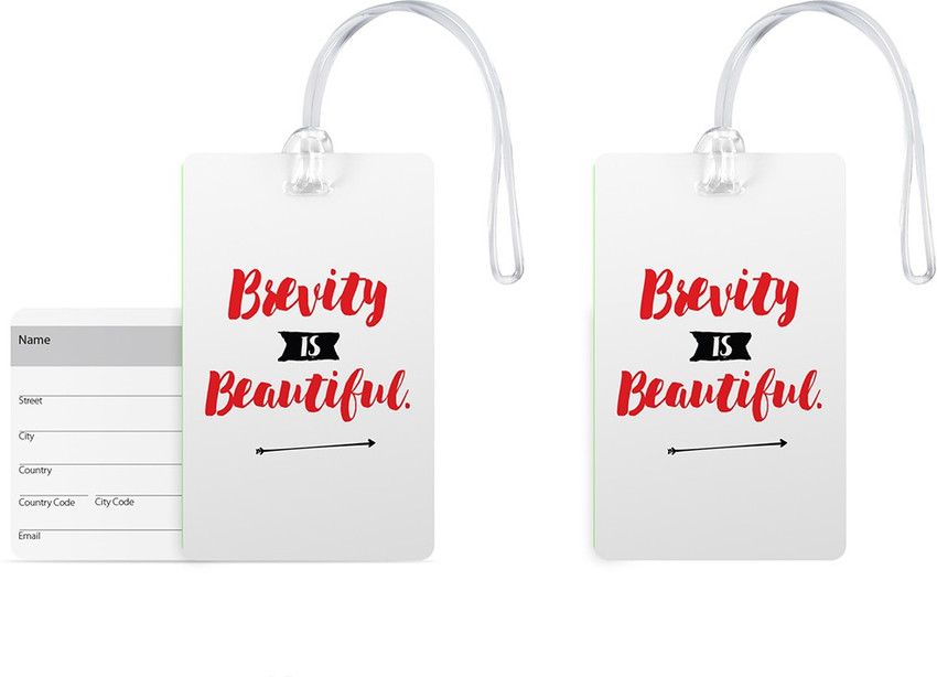 Designer luggage tags sales