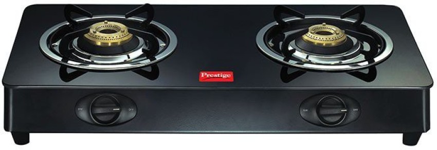 prestige glass stove 2 burner