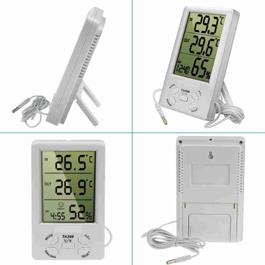 TA298 Digital Temperature Meter Hygrometer Humidity Alarm Clock