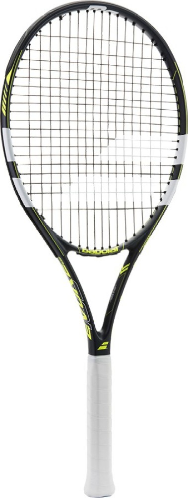 BABOLAT Evoke 102 Grey Yellow Strung Tennis Racquet Buy BABOLAT