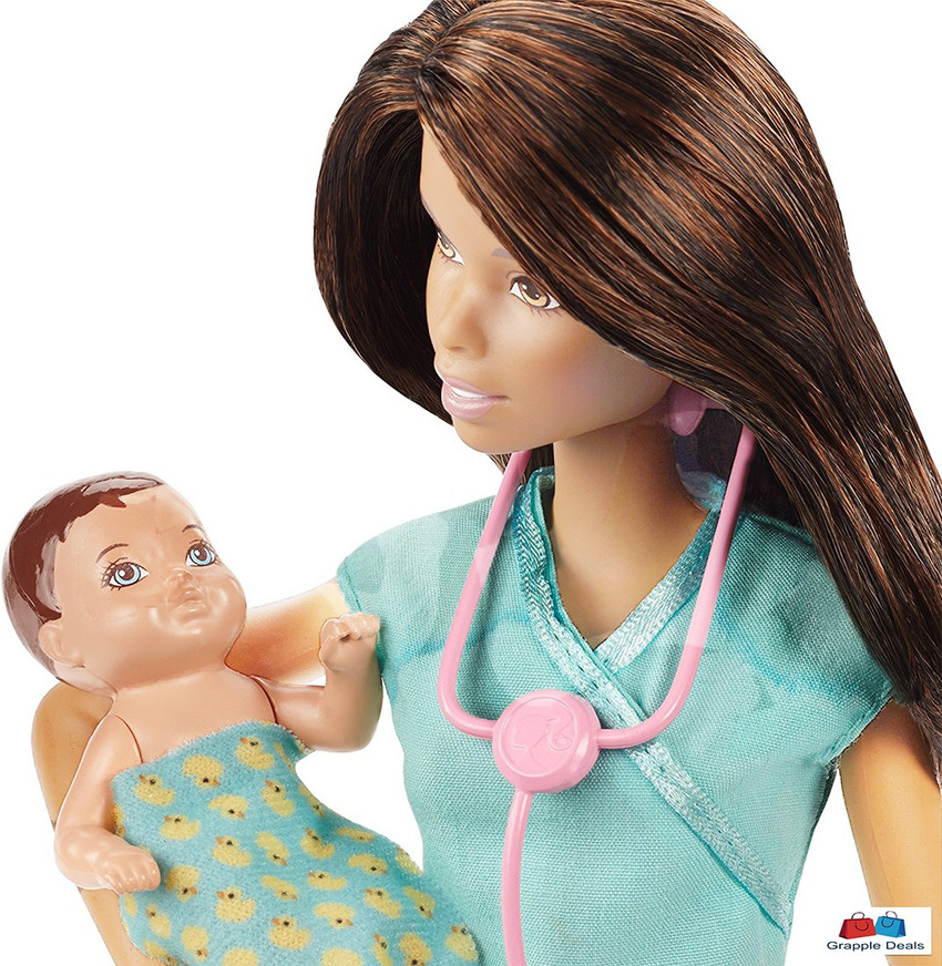 GRAPPLE DEALS Barbie Baby Doctor With Two cute Kids Be a Doctor Doll Kids. Barbie Baby Doctor With Two cute Kids Be a Doctor Doll Kids. Buy Barbie toys in