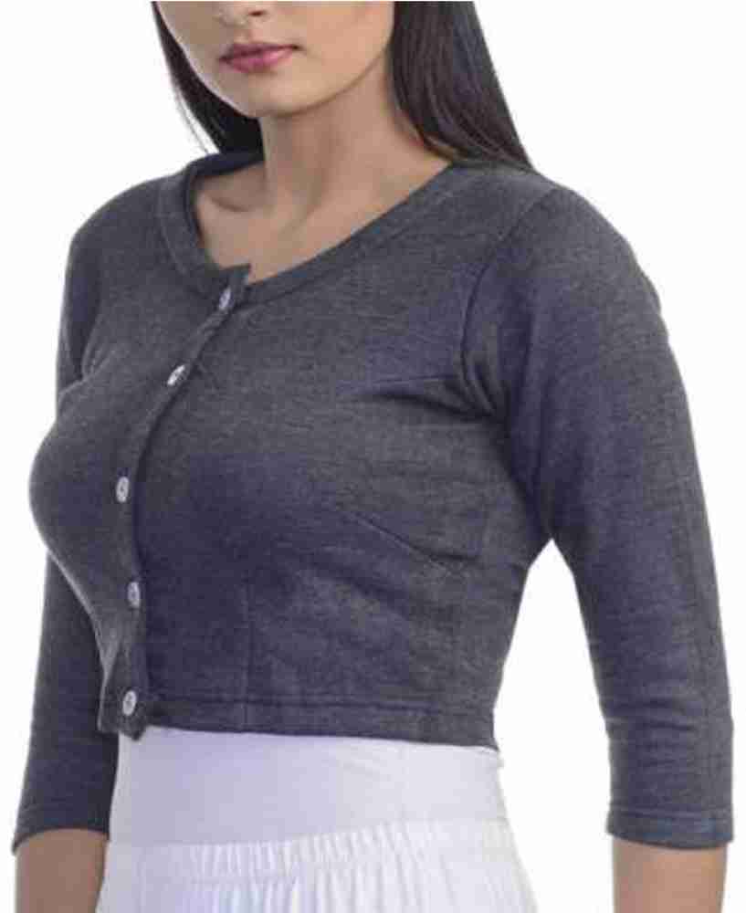 Buy Rupa Thermocot Women's Plain/Solid Thermal Top (Volcano_Brown_85)  Online at Lowest Price Ever in India