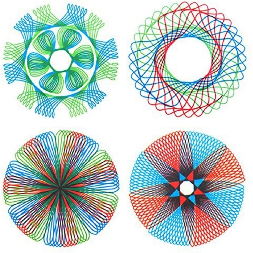 Krypton Presents Large Scale Spirograph Drawing Set Creative