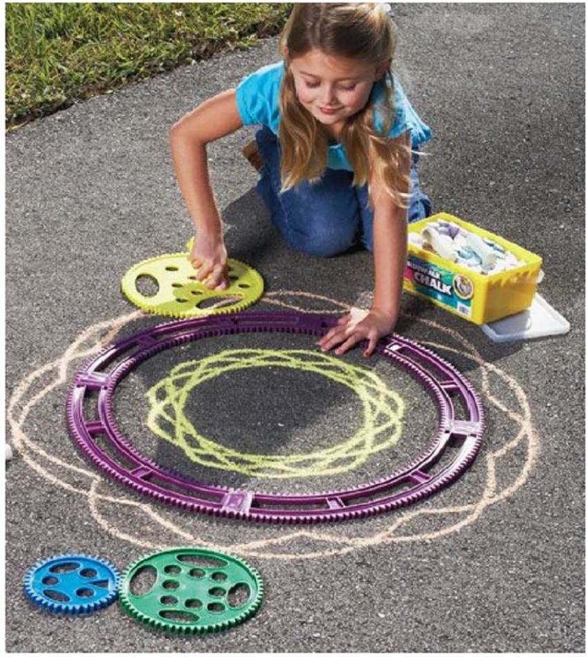 Krypton Presents Large Scale Spirograph Drawing Set Creative