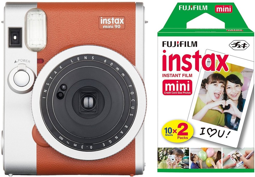 Fujifilm INSTAX Mini 90 Neo Classic Instant Camera (Brown) 