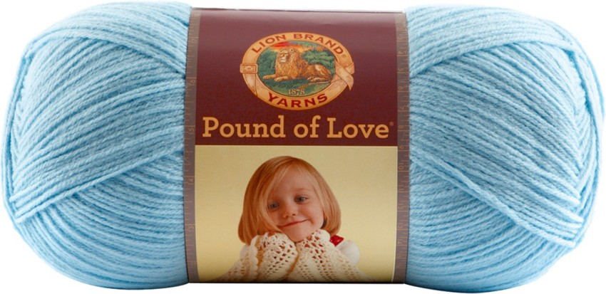 Lion Brand Pound Of Love Baby Yarn - Pastel Blue