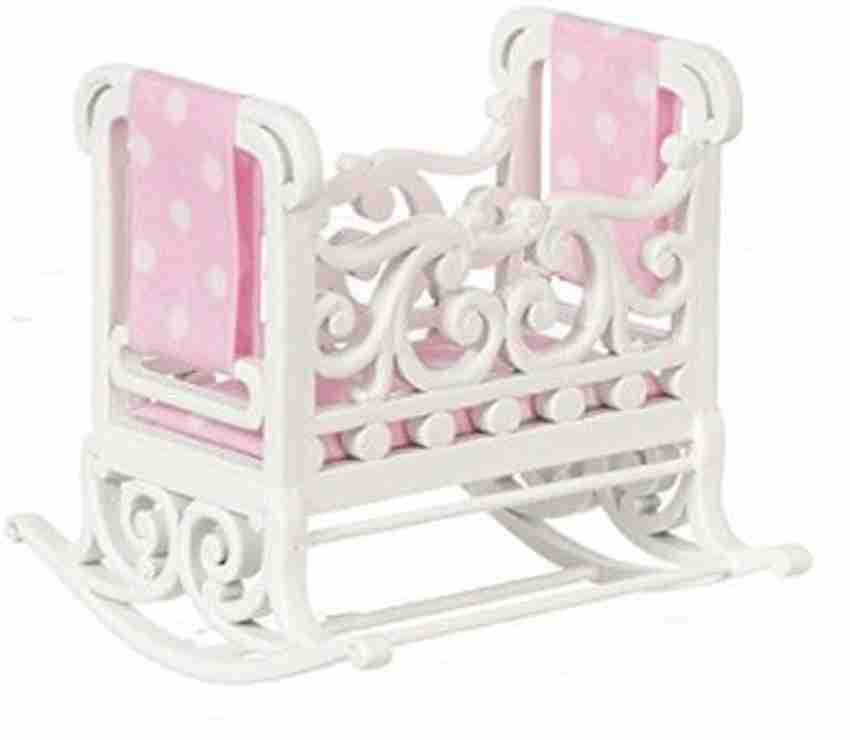 Aztec Imports Inc Dollhouse Miniature 1 12 Scale White Cradle
