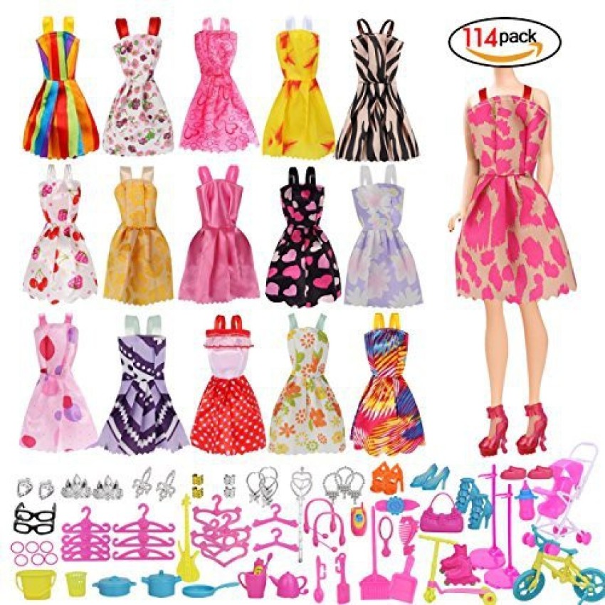 Barbie Clothes and Accessories, Calico Dress Outfit