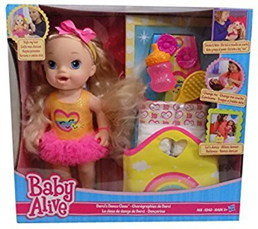 Baby Alive Darcis Dance Class Blonde Hair Doll Darcis Dance Class Blonde Hair Doll Buy Doll toys in India. shop for Baby Alive products in India. Flipkart
