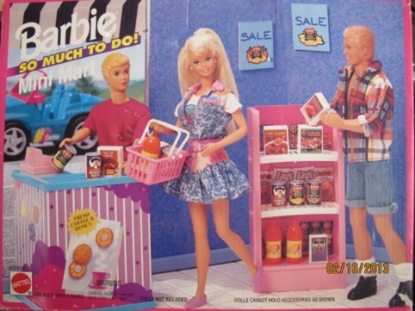 Barbie mini sale mart playset