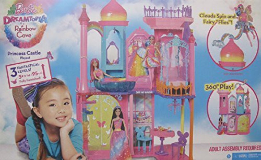 Barbie dreamtopia store doll and castle