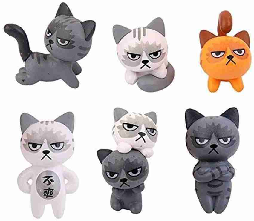 Generic Anroll 6 pcs/pack Fairy Garden Ornaments Miniature Resin Grumpy Cat  Bonsai Dollhouse Decoration (Cat) - Anroll 6 pcs/pack Fairy Garden  Ornaments Miniature Resin Grumpy Cat Bonsai Dollhouse Decoration (Cat) . Buy