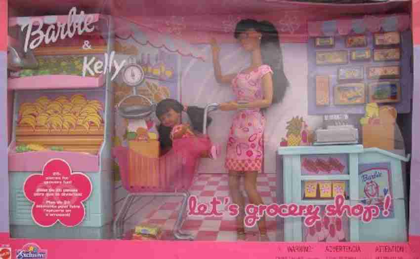 Generic Barbie Kelly LET S GROCERY SHOP 27 Piece AA Playset TOYS