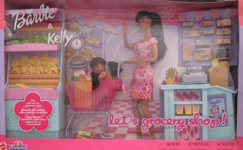 Barbie grocery sales set