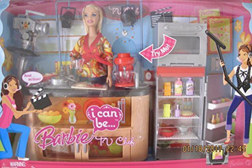 Generic BARBIE I Can Be TV CHEF Playset w