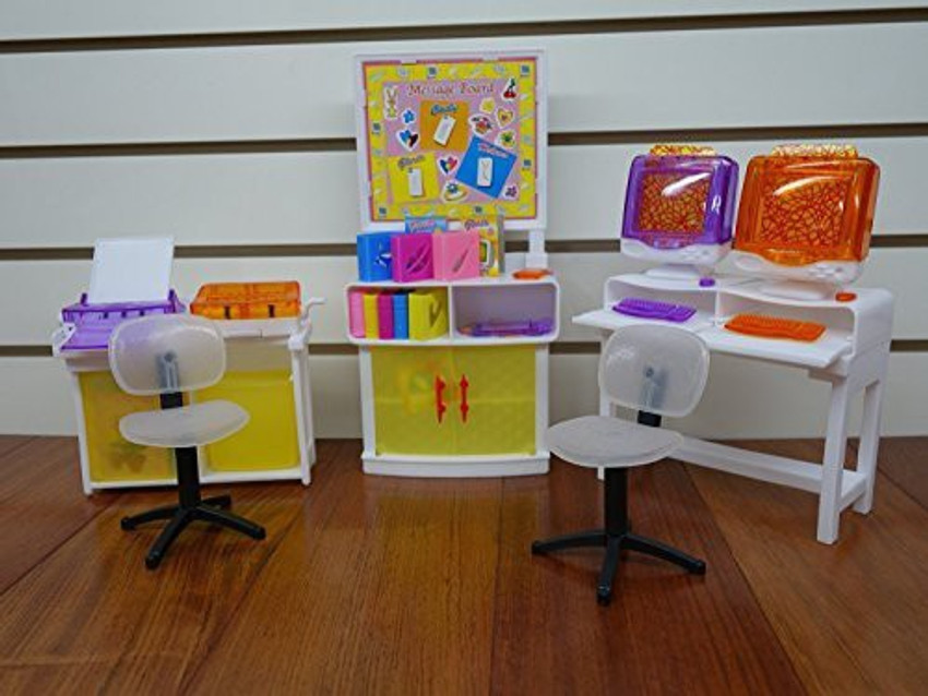 Barbie computer outlet set