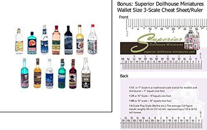 Farrow Industries Dollhouse Miniature 1 12 Scale Liquor Display