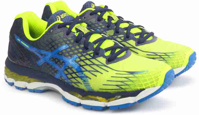 Asics GEL NIMBUS 17 RUNNING For Men Buy YLW PWDRBLU WH Color