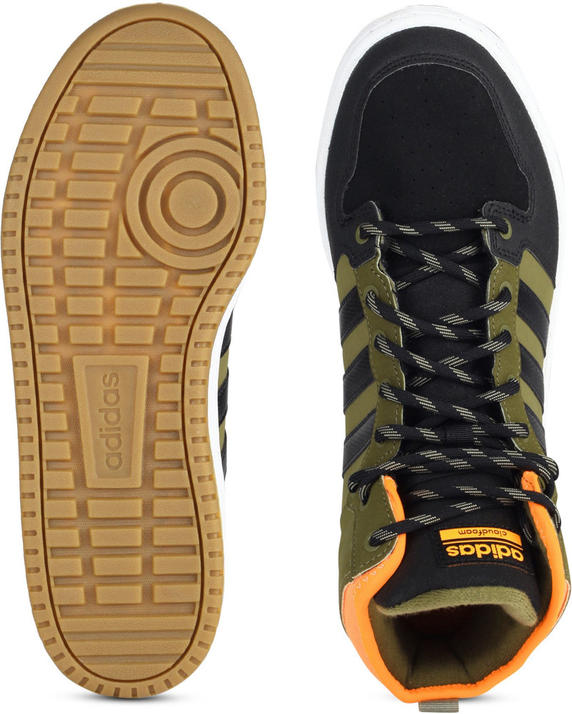 ADIDAS NEO CF HOOPS MID WTR Sneakers For Men Buy TRAOLI CBLACK SORANG Color ADIDAS NEO CF HOOPS MID WTR Sneakers For Men Online at Best Price Shop Online for Footwears in