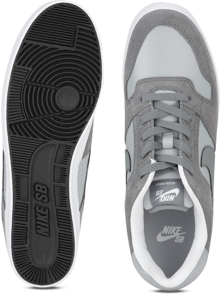 NIKE SB DELTA FORCE VULC Sneakers For Men Buy COOL GREY COOL GREY WOLF GREY WHITE Color NIKE SB DELTA FORCE VULC Sneakers For Men Online at Best Price Shop Online for Footwears