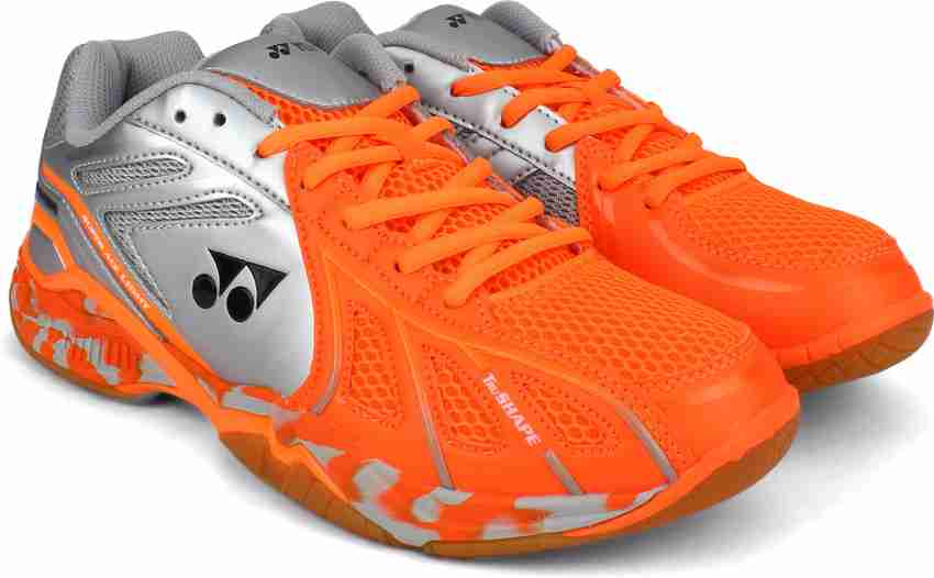 Yonex badminton shoes orange deals