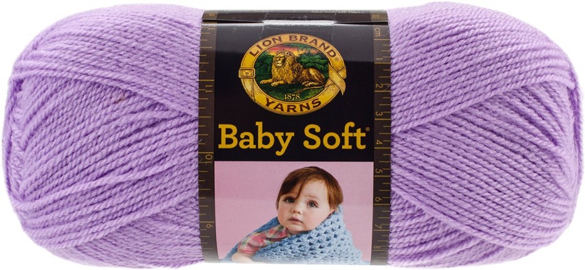 Lion Brand Baby Soft Yarn - Pansy - Baby Soft Yarn - Pansy . shop for Lion  Brand products in India.