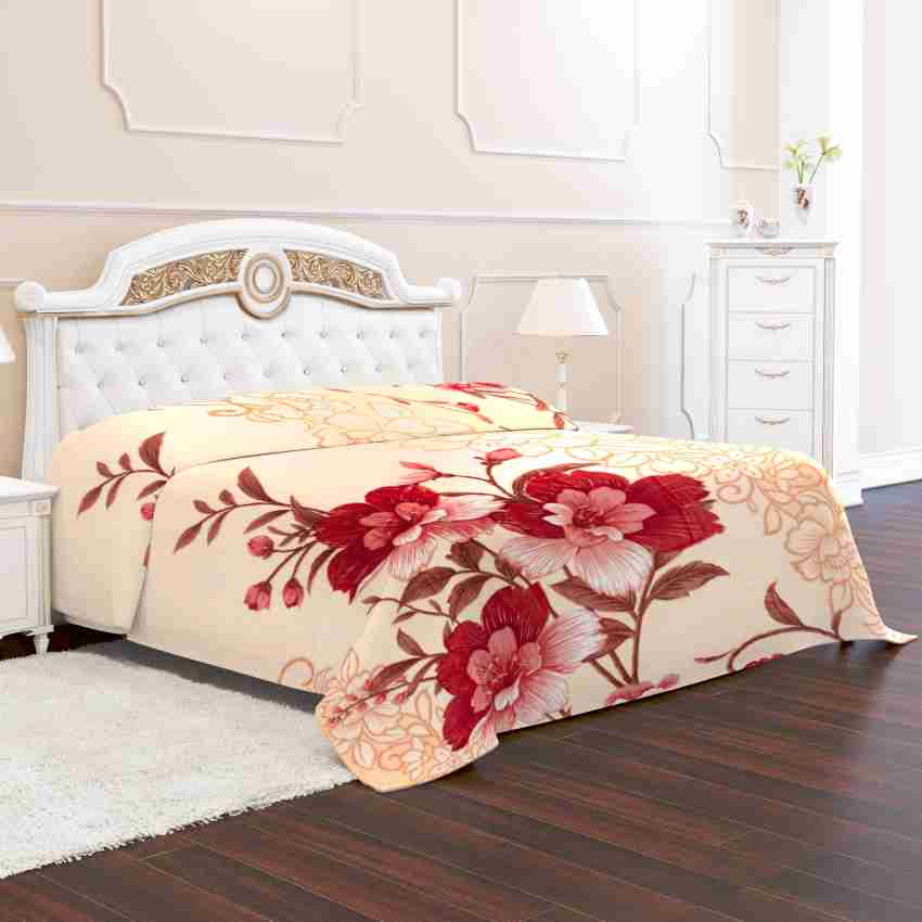 Signature Floral Double Mink Blanket for Mild Winter Buy