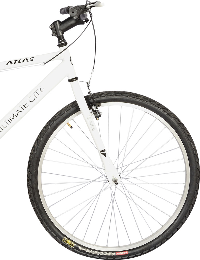 White bicycle hotsell