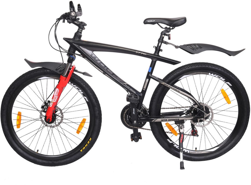 Wolf Bouncer Aero Dynamic Alloy Dual Disc Bicycle For Adults 26 T
