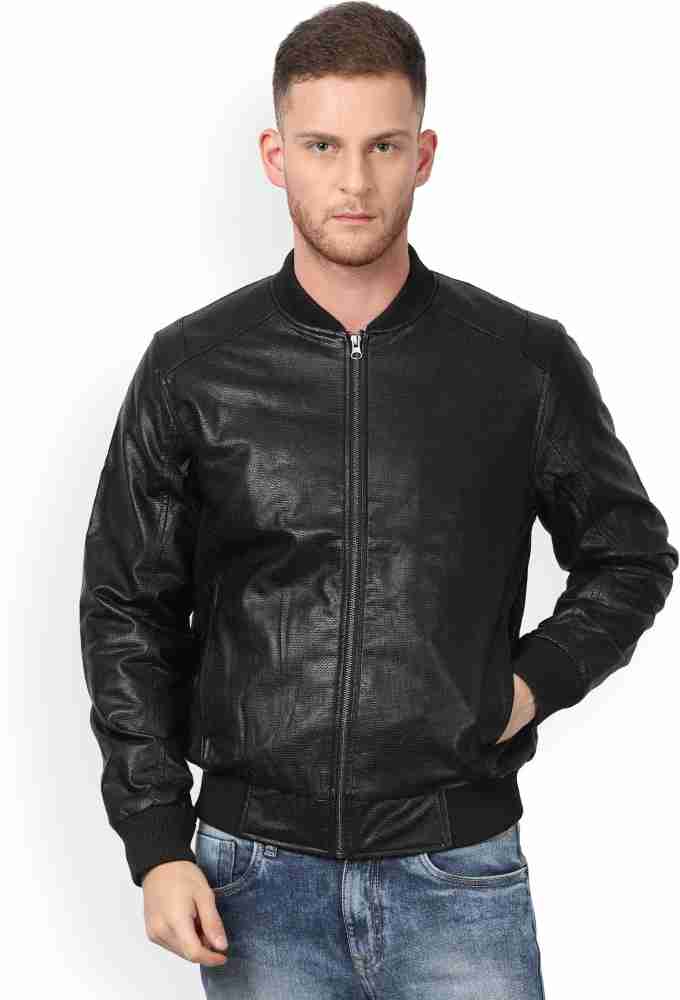 John players shop leather jacket