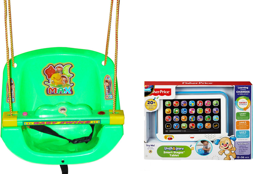 Fisher price top swing light blinking