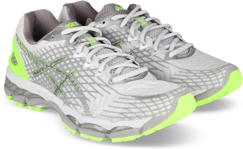 Asics GEL NIMBUS 17 LI RUNNING For Men Buy YLW SIL GRN Color Asics GEL NIMBUS 17 LI RUNNING For Men Online at Best Price Shop Online for Footwears in India Flipkart