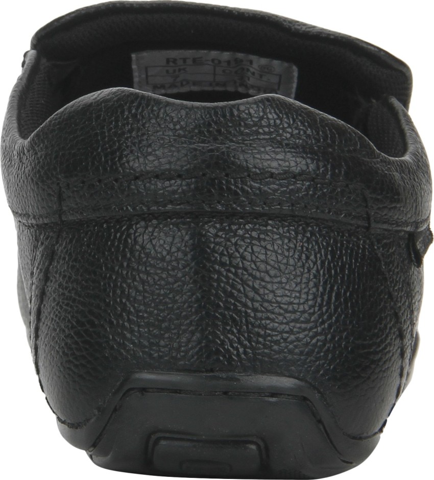 Redtape Men's Slip-On Smart/Formal Shoe - Heddon Black Leather - 9