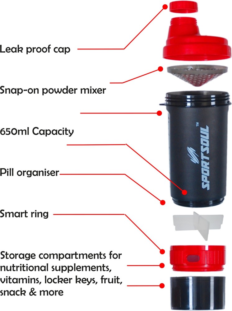 Doveaz Protein Funnel  Portable Protein or Supplement Powder