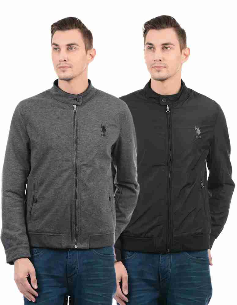 U.S. POLO ASSN. Full Sleeve Solid Men Jacket Buy U.S. POLO ASSN