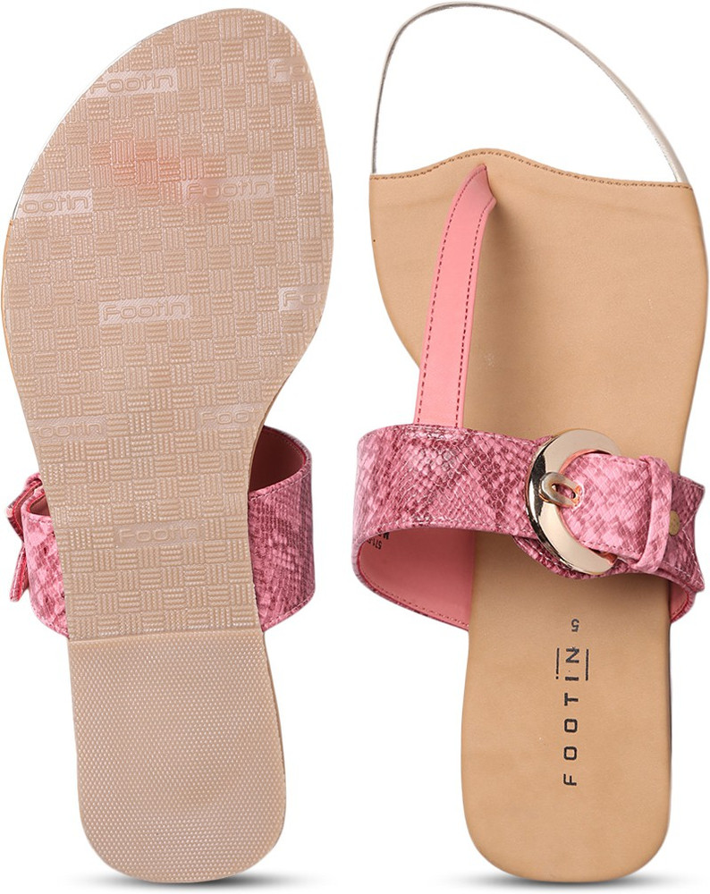 Bata Footin Pink Comfy Slippers Women Pink Flats Buy Pink Color