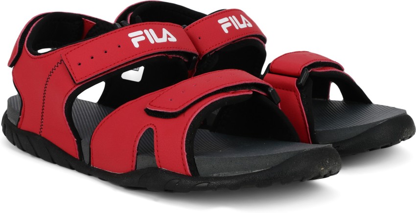 Fila store sandals red