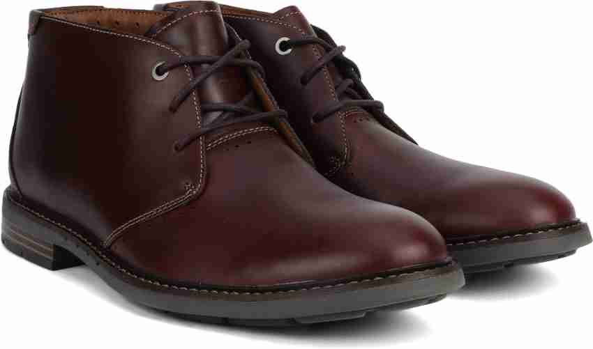 Men's brook park leather cheap chukka shoes