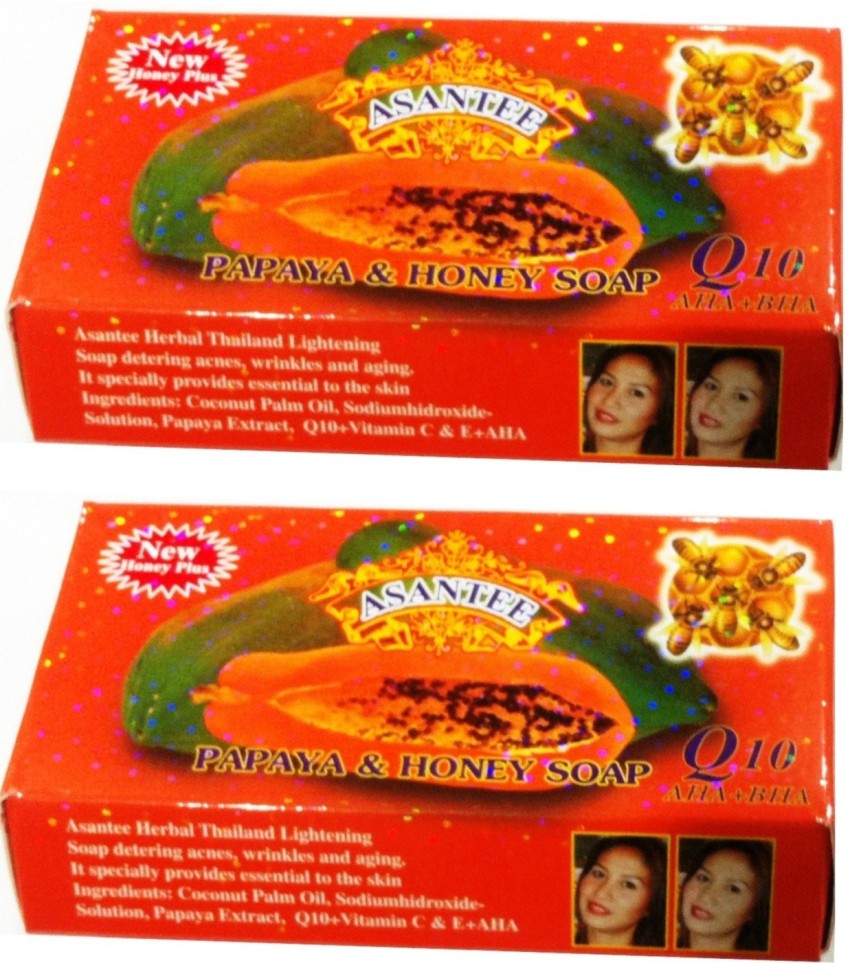 ASANTEE Gluta Thai Papaya Herbal Skin Whitening Soap Price in