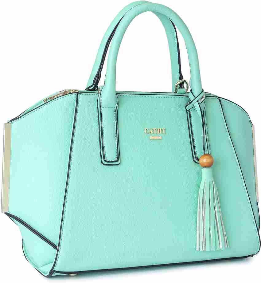 Buy Cathy London Women Green Hand held Bag Turquoise Online Best