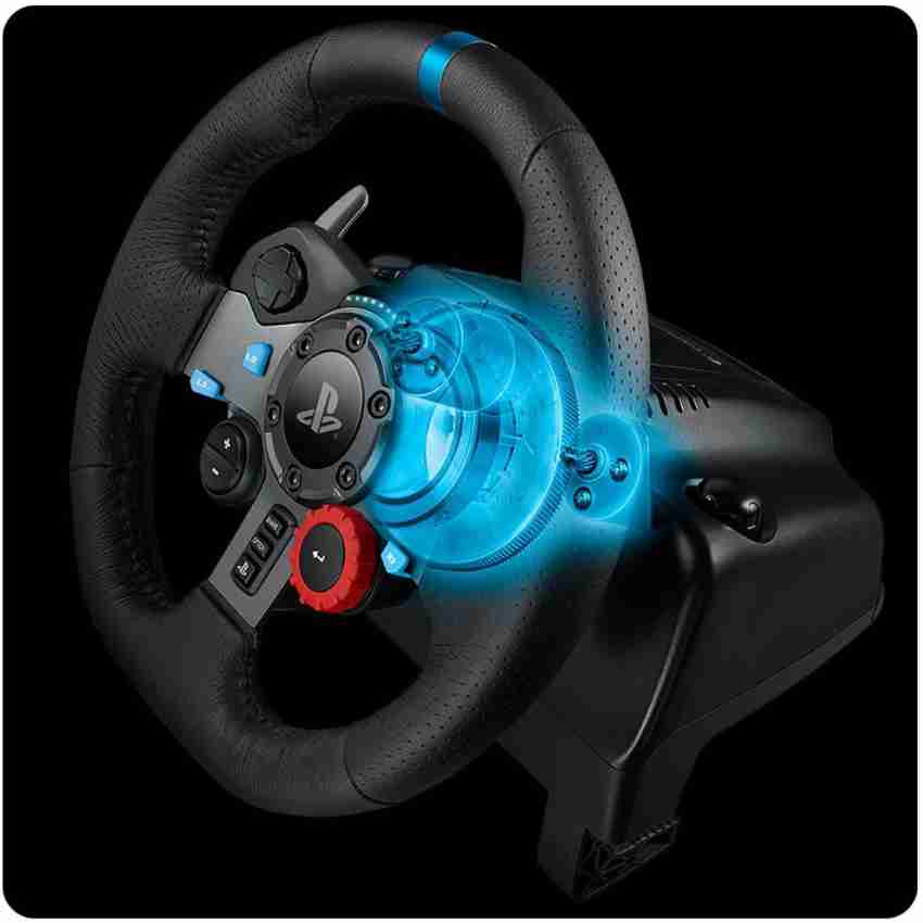  Logitech G29 Driving Force Racing Wheel and Floor Pedals, Real  Force Feedback, Stainless Steel Paddle Shifters, Leather Steering Wheel  Cover, Adjustable Floor Pedals, UK-Plug, PS4/PS3/PC/Mac – Black : Video  Games