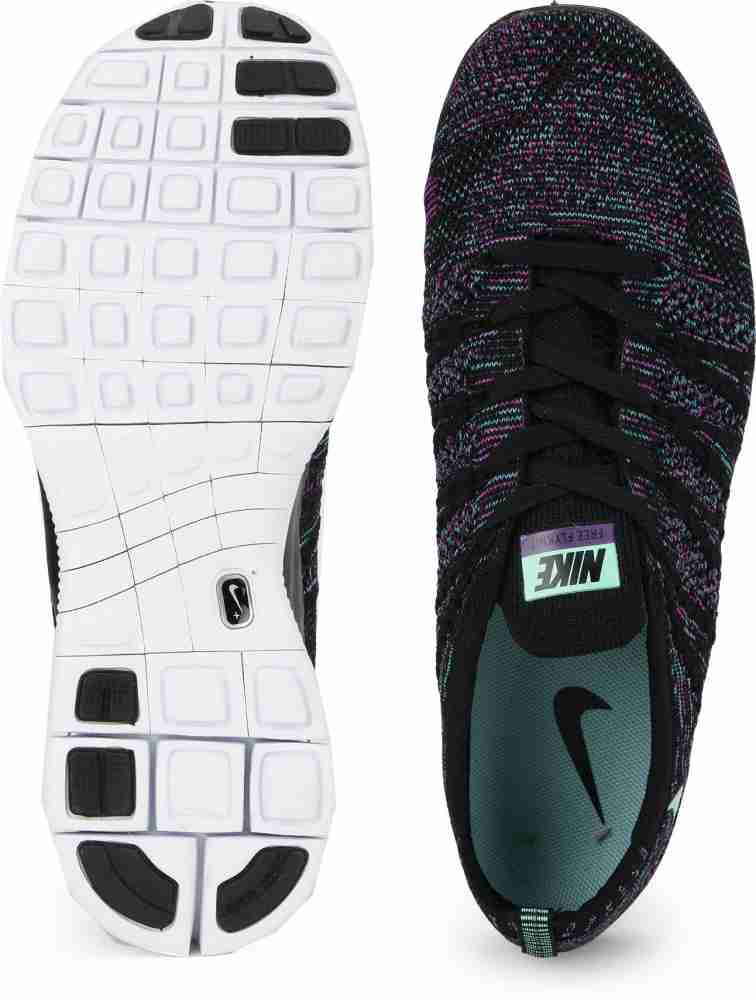 Nike free flyknit cheap 5.0 rainbow mens black