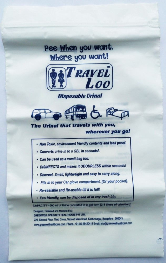 TRAVEL LOO Packs of 12 urine bags Urine Pot Price in India  Buy TRAVEL LOO  Packs of 12 urine bags Urine Pot online at Flipkartcom