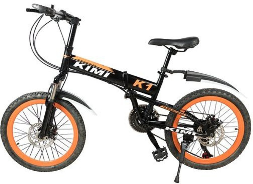 GOGO A1.COM Kimi Folding Black Orange Mountain Bicycle With 20