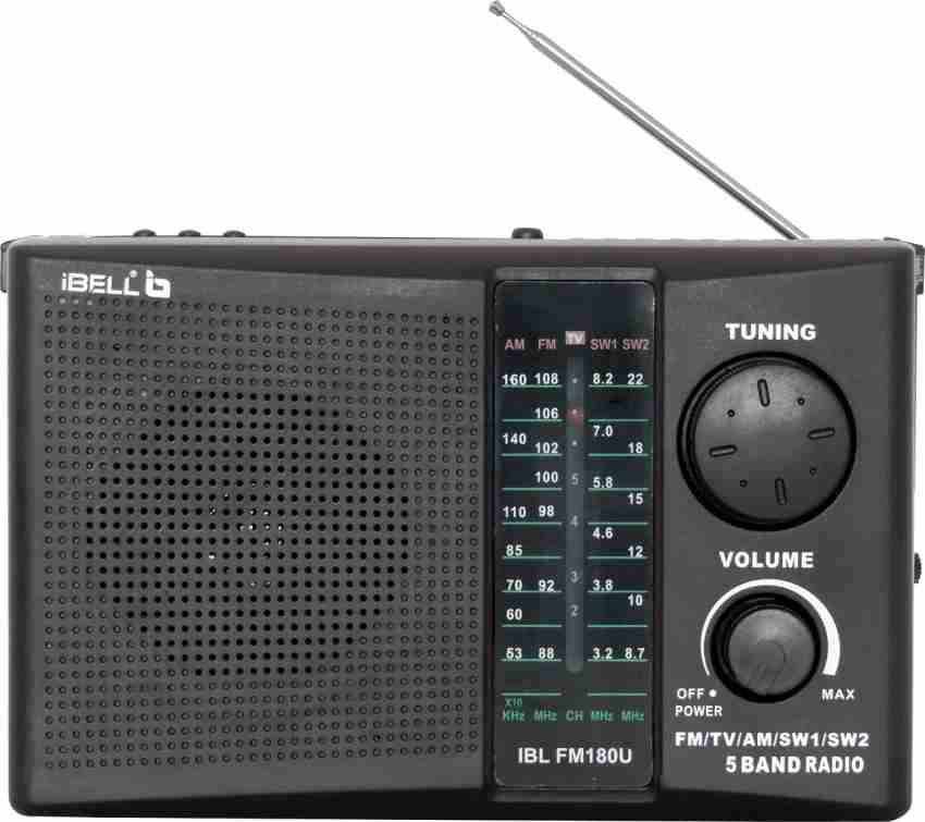 iBELL FM180U Portable Radio, USBSDMP3 Player & Dynamic Speaker 4