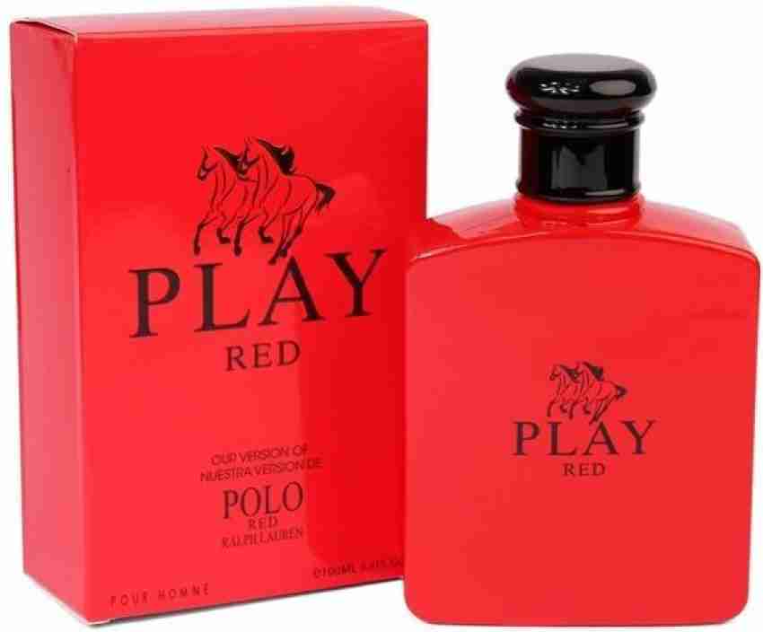 Play red shop polo perfume