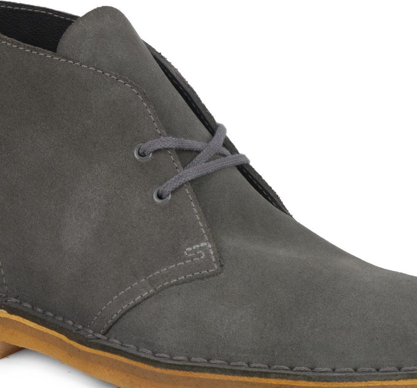 Clarks desert hotsell boots grey