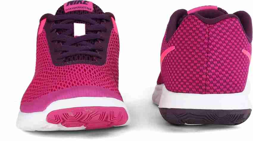 NIKE WMNS FLEX EXPERIENCE RN 6 Running Shoes For Women Buy FIRE PINK HYPER PINK NIGHT PURPLE WHITE Color NIKE WMNS FLEX EXPERIENCE RN 6 Running Shoes For Women Online at Best Price