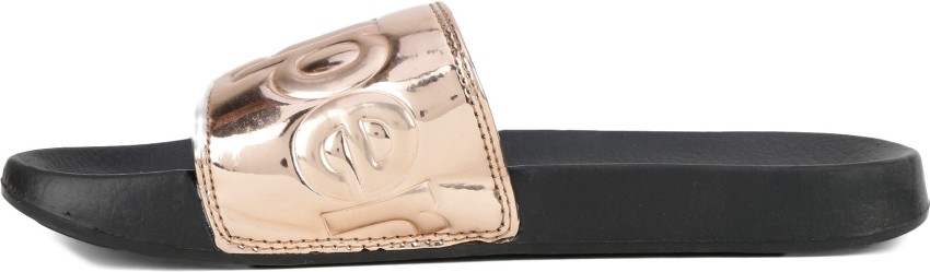 Superdry rose gold online sliders